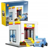 Bouwset CADA autowasstraat SHELL – 294 onderdelen