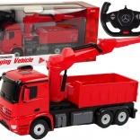 Kinder kraanwagen MERCEDES van Rastar, rood, RC
