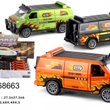 Metalen politiebus model 1:32 met pullback-functie