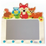 Hess kapstok met spiegel Bosdieren