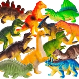 Set van 12 dinosaurusfiguren