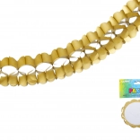 Gouden papieren slinger 3,6 m
