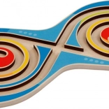 Houten labyrint voor motorische ontwikkeling