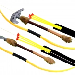 Boog met pijlen 71 cm