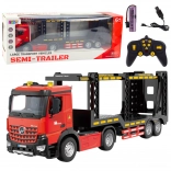 Op Afstand Bestuurbare Rode Transportvrachtwagen RC 2.4G 6CH