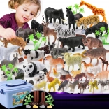 Set van XXL Dieren Figuren 58 stuks van Woopie