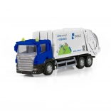 Vuilniswagen met metalen cabine en plastic laadbak SMOLO 15 cm