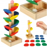 Houten knikkerboom MONTESSORI