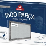 Puzzel­lijst 85x60 cm zilver