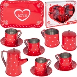 Theeservies Love – blikken set voor kinderen