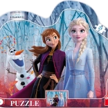 Puzzel Frozen II met Olaf 25 stukjes