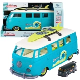 Interactieve koffer MAJORETTE Volkswagen T1 met mini-autootje en verlichting