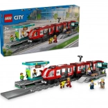 LEGO® City 60423 Tram en halte in het stadscentrum