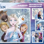 Educa Puzzel Frozen 4-in-1