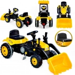 Kindertraptractor met frontlader