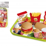 Speelset Fastfood met dienblad voor kinderen