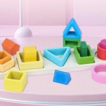 Houten inlegpuzzel voor kinderen 29,5 × 6,5 × 1 cm