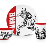 Cadeauset MARVEL – kom, bord en mok
