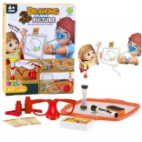 Familiespel Teken en Raad het Plaatje - Tekenen met je Neus