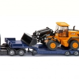 Siku MAN-vrachtwagen met dieplader en JCB wiellader 1:87