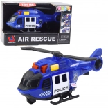 Politiehelikopter met lier, licht en geluid – blauw