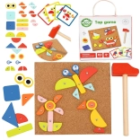 Woopie Green Houten Hamer Slag Speelgoed