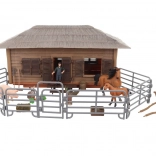 boerderij met dieren plastic set voor kinderen 3+