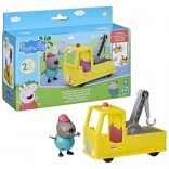 Peppa Big varkentje vrachtwagen met opa en hondje