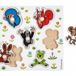 Houten inlegpuzzel MOL – klein