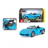 Bburago 1:24 Porsche 718 Boxster Blauw