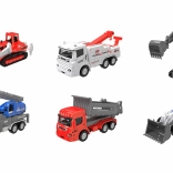 Metalen bouwvoertuigen met terugtrekmechanisme