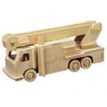 Houten 3D-puzzel brandweerwagen WOODCRAFT