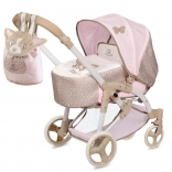 Opvouwbare 3-in-1 poppenwagen met draagtas DIDI, 75 cm
