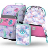 BAAGL SET 3 Zippy Nebe - Creatief: boekentas, etui, zak