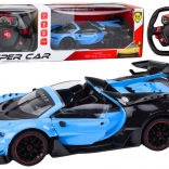 RC sportauto 1:12 met openslaande deuren blauw