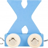 Houten treintje – kleurrijk alfabet, letter X small foot