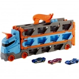 Hot Wheels race-transporter 2-in-1