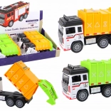 Vuilniswagen met aanhanger