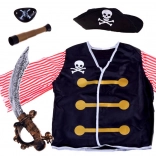 Kinder piratenkostuum met zwaard en accessoires