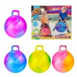 Skippybal met handvat 45 cm kleurrijk