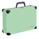 PASTELINI koffertje groen van laminaat