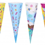 Schoolkegel voor snoep 50 cm