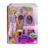 Disney Princess Rapunzel met stijlvolle accessoires – speelset met pop en vriend Pascal