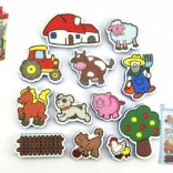 Watervormen Mijn eerste dieren: Boerderij 12 stuks met netje