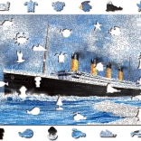 WOODEN CITY houten puzzel Titanic 2-in-1, 505 stukjes EKO