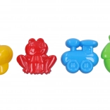 Set zandvormpjes 10 cm – 4 stuks