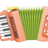 trekaccordeon voor kinderen 23 cm