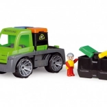 Lena Truxx recyclingauto met containers