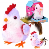 Interactieve lopende kip Grażyna – kukelt en wappert met haar vleugels