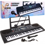 Kinderkeyboard met microfoon en muziekstandaard